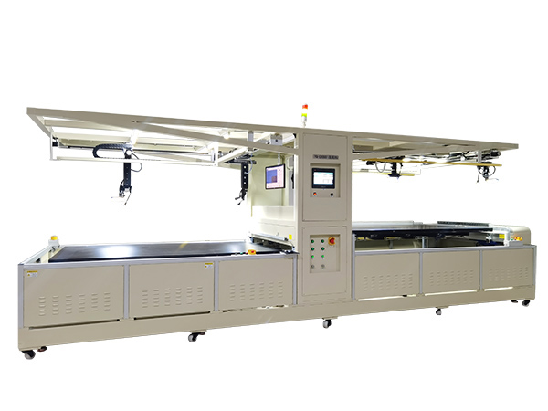 Flat CCD automatic alignment soft-to-hard laminating