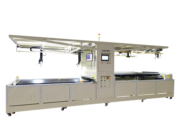 Vacuum curved surface bonding machine